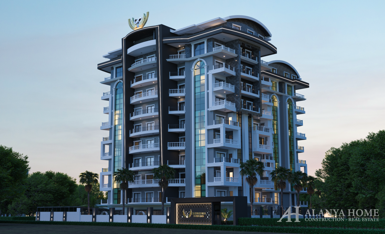 APARTMENTS IN GENESIS TOWERS CENTER ALANYA ANTALYA TURKEY BUY RENT SELL